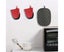Red-AMAZINGCATS Neoprene Mini Oven Mitts, Heat Resistant 300 oF Gloves Pot Ho Carousel 5