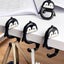 3Pcs Penguin Shape Bag Hooks Gaming Headset Desk Hanger Home Office Organizer Carousel 1