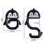 3Pcs Penguin Shape Bag Hooks Gaming Headset Desk Hanger Home Office Organizer Carousel 2