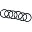 40PCS 25mm Stainless Steel Key Holder Split Scuba Rings Keyring Keychain Keyfob Carousel 3