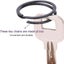 40PCS 25mm Stainless Steel Key Holder Split Scuba Rings Keyring Keychain Keyfob Carousel 9
