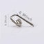 120X Curtain Gathering Hook 28mm Pencil Pleat Small Gather Metal Gather Hooks Carousel 5