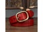 2.8cm Retro Female Thick Genuine Leather Belt Copper Pin Buckle For Girls Carousel 7