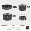 NNETM 4pcs Aluminum Camping Cookware Set for Outdoor Cooking Carousel 3