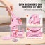 New Button Maker Machine Pin Badge Maker 1/1.25/2.28 inch 3-in-1 Pink for DIY Carousel 3
