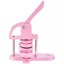 New Button Maker Machine Pin Badge Maker 1/1.25/2.28 inch 3-in-1 Pink for DIY Carousel 12