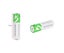 Rechargeable Lithium-Ion AA Batteries (4 Pack) 2400mAh 1.5V USB-C Carousel 3