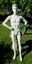 TALL WHITE EX SHOP DISPLAY MALE MANNEQUIN WITH MOULDED HAIR (1.92CM) Carousel 1