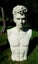 TALL WHITE EX SHOP DISPLAY MALE MANNEQUIN WITH MOULDED HAIR (1.92CM) Carousel 8