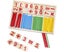 Counting Sticks Calculation Math Learning Toy with Wooden Counting Cards an Carousel 3