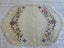 A lovely vintage hand embroidered linen dresser cloth Carousel 1