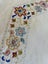 A lovely vintage hand embroidered linen dresser cloth Carousel 2