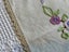A lovely vintage hand embroidered linen dresser cloth Carousel 3
