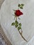 A lovely vintage hand embroidered linen dresser cloth Carousel 2