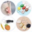 100pcs Keychain Rings, 2'' Split Keyrings with Chain and Jump Ring for DIY, Carousel 4