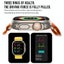 1.5 Inch Silicone Band Smart Watch Bluetooth Call / Heart Rate / Blood Pressu... Carousel 4