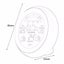 Digital Thermometer Hygrometer Multifunctional Trend Display C / F Unit Carousel 15