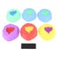 balance training stepping stones 6pcs Light Up Stepping Stones Plastic Balancing Carousel 8