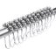 Stainless Steel Shower Curtain Rings, Sliding System For Easy Hanging (set Of 12 Carousel 1