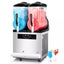 New Commercial Slushie Machine 2x12L Margarita Smoothie Frozen Drink Maker Carousel 1