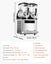 New Commercial Slushie Machine 2x12L Margarita Smoothie Frozen Drink Maker Carousel 7