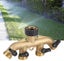 4-way Brass Garden Hose Diverter 3/4" Faucet Diverter Stop Connector Hose Connec Carousel 3