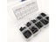 240Pcs M2.5 Black Male-Female Hex Nylon Spacers PCB Threaded Screws Nuts Bolt Carousel 5