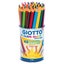 Giotto Elios Giant Woodfree Assorted Colouring Pencils Pot of 48 Carousel 1