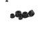 10pcs Anti Slip Furniture Legs Feet Black Speaker Cabinet Bed Table Box Conical Carousel 7