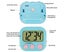 6 Pack Digital Timer for Teacher Small Timers for Kids Magnetic Back Big LCD Carousel 3