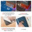 xTool Blue to Silver Laserable PU Leather Rectangular Patch 10pcs Carousel 5