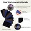 xTool Blue to Silver Laserable PU Leather Rectangular Patch 10pcs Carousel 6