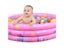 Inflatable Baby Swimming Pool Portable Outdoor Kids Pool Carousel 4