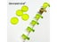 100Pcs/Lot 20mm Colorful Disc Round Buckle Binding Disc Stationery Carousel 2