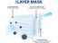 10-200pcs Disposable 3 Layer Filter Mask Adult Black Protective Mask Carousel 6