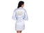 Bride Maid Of Honor Letter Print Kimono Robes Faux Faux Silk Bridal Party Wear Carousel 5