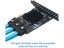 6/4 10 Port SATA III PCIe Card PCIe SATA III Controller Card To 6GB/s Internal Carousel 5
