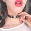 Gothic Choker Necklaces Women Girls Rivet Leather Necklace Rock Kpop Punk Neck Carousel 3
