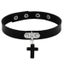 Gothic Choker Necklaces Women Girls Rivet Leather Necklace Rock Kpop Punk Neck Carousel 1