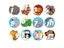 12 Pcs Month Sticker Baby Photography Milestone Memorial Monthly Newborn Kids Carousel 6