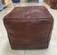 PREMIUM Handcrafted Moroccan Leather Pouf - Square Carousel 1