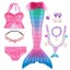 Fantasy Children Mermaid Tails Swim Party Cosplay Costumes Carousel 5