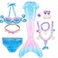 Fantasy Children Mermaid Tails Swim Party Cosplay Costumes Carousel 7