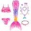 Fantasy Children Mermaid Tails Swim Party Cosplay Costumes Carousel 9