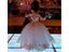 White Flower Girl Dresses For Weddings Tulle Lace Half Sleeve Gowns For Kids Carousel 5