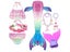 Swimming Mermaid Tail Costume For Kids Girls Children Carousel 5