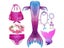 Swimming Mermaid Tail Costume For Kids Girls Children Carousel 8