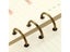 Bronze Ring Loose Leaf Notebook Coil Metal Buckles Binding Buckle Binding Ring Carousel 6