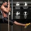 Gym & Battle Ropes, CrossFit rope, Grade-A Jute rope 2m, 6m, 8m, 10m or 15mx38mm Carousel 6