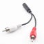 3.5mm RCA Female Connector Jack Stereo Cable Y Plug To 2 RCA Male Adapter 3.5 Carousel 5